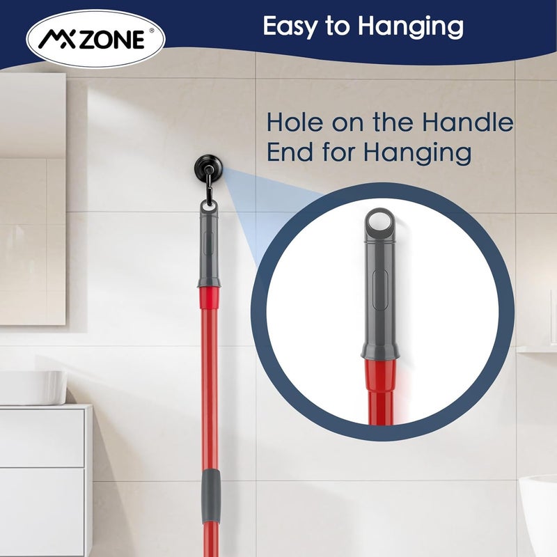 MXZONE Spin Mop Handle Replacement Compatible with O Cedar Spin Mop and Bucket, 4-Section 29" to 56" Rotatable Mop Replace Handle, Mop Stick for Floor Cleaning (Mop Head & Base not Include) - Image 5